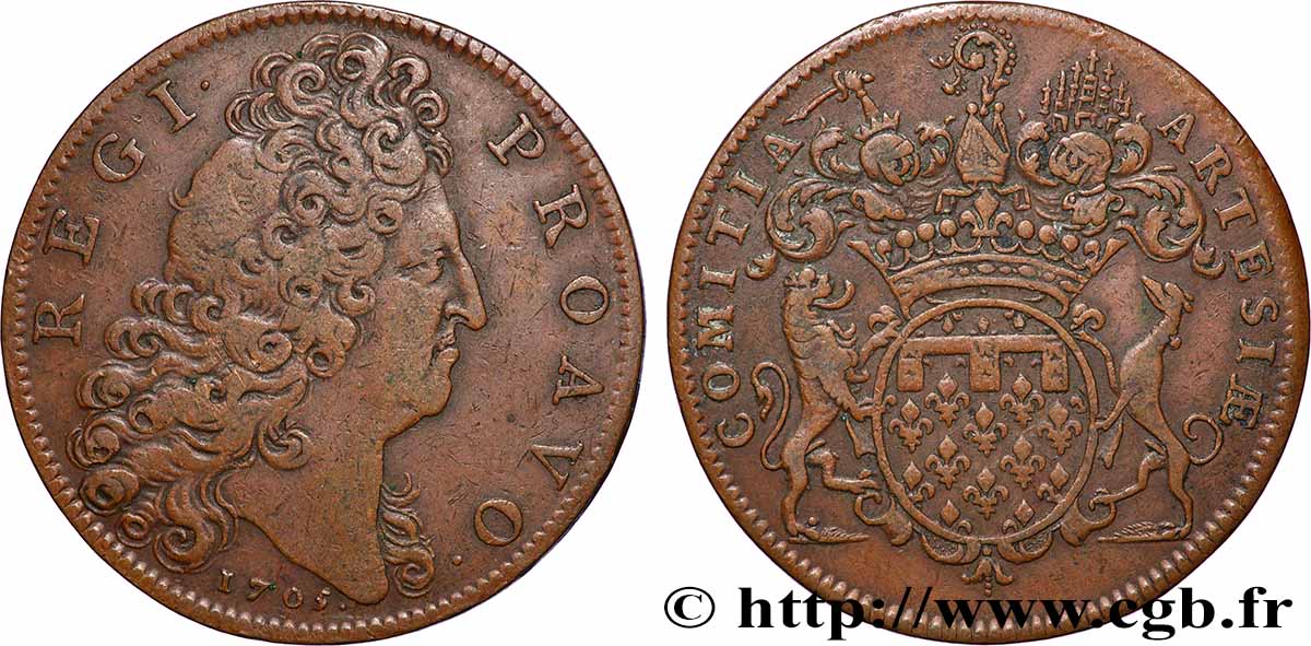 ARTOIS (ÉTATS D&nbsp;...) Émission de 1705 TTB