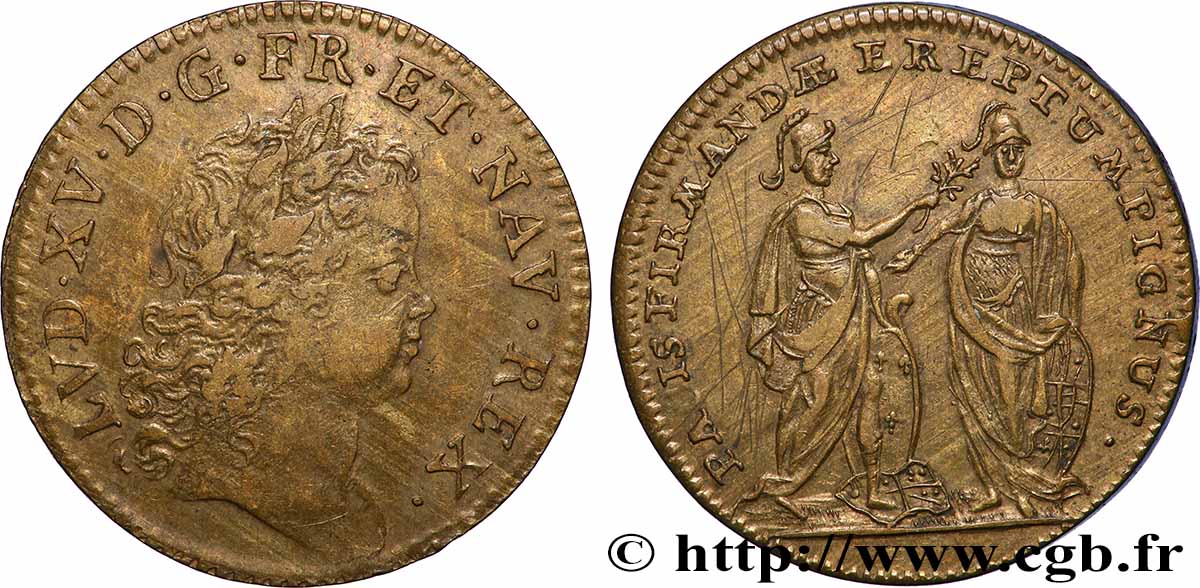 LOUIS XV &nbsp;THE WELL-BELOVED&nbsp; La prise de Fontarabie (pays Basque) SS