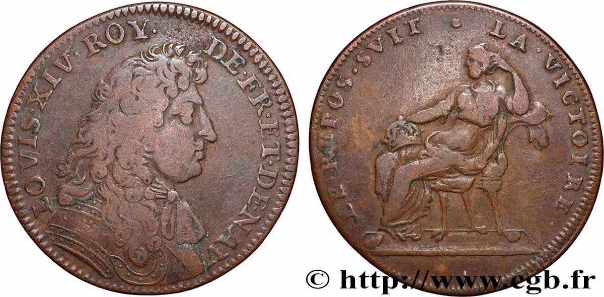 LOUIS XIV LE GRAND ou LE ROI SOLEIL Paix de Ratisbonne TTB