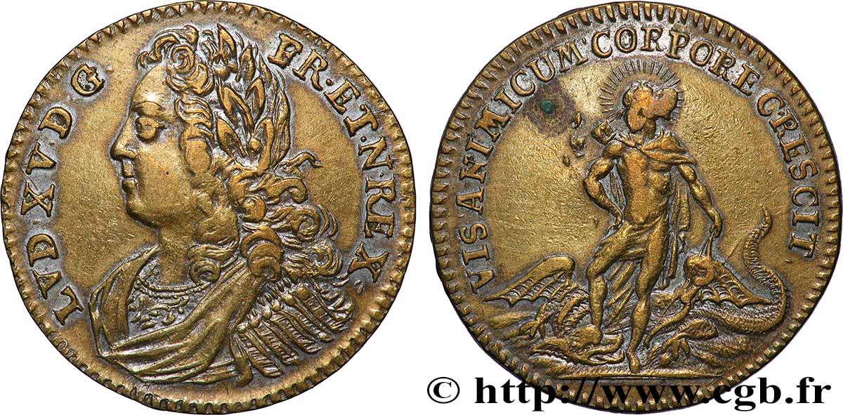 ROUYER - X. JETONS DE NUREMBERG LOUIS XV DIT LE BIEN AIMÉ TTB