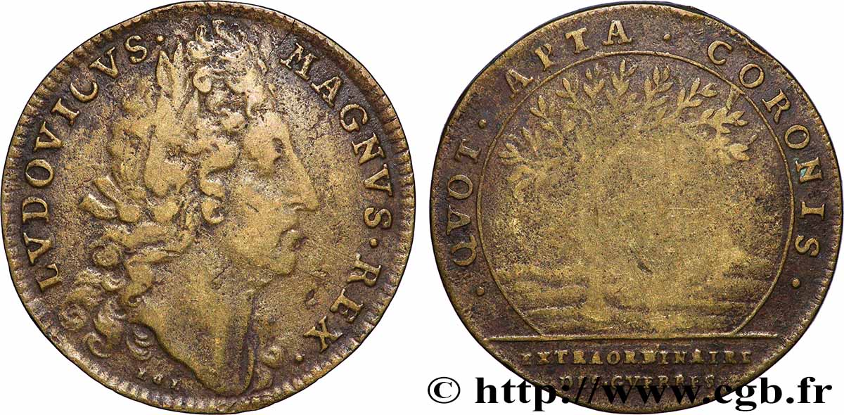 EXTRAORDINAIRE DES GUERRES Louis XIV TB