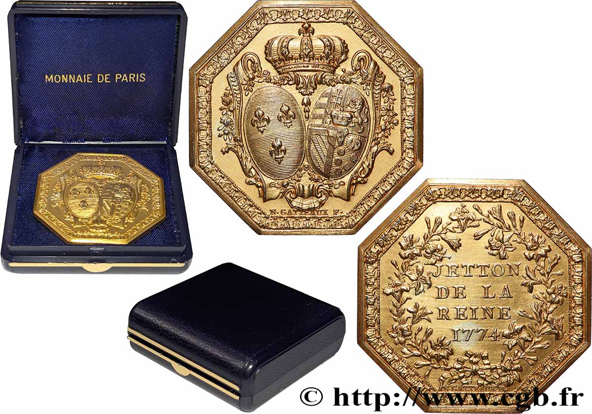 MARIE-ANTOINETTE, REINE DE FRANCE Jeton de la reine MS