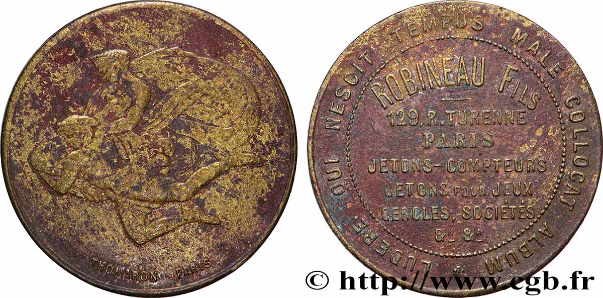 ADVERTISING TOKENS Jeton-compteur, Robineau fils VF