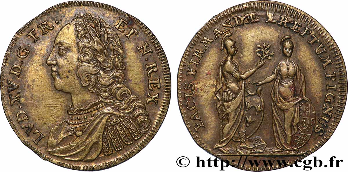 LOUIS XV &nbsp;THE WELL-BELOVED&nbsp; La prise de Fontarabie (pays Basque) fVZ