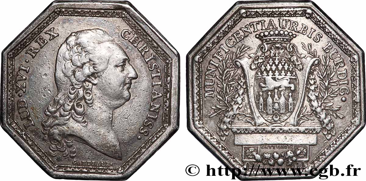 BORDEAUX (VILLE DE ) Récompense de la ville de Bordeaux, 10e type TTB