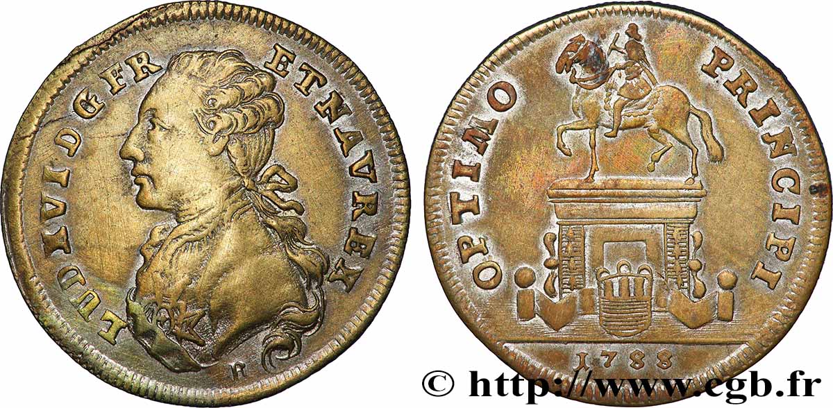 BORDEAUX (VILLE DE ) Statue de Louis XV à Bordeaux TTB