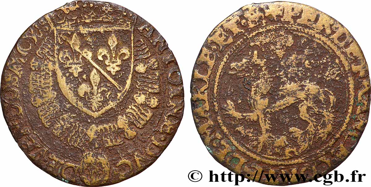 VENDÔMOIS - VENDÔME - ANONYME Antoine de Bourbon q.BB