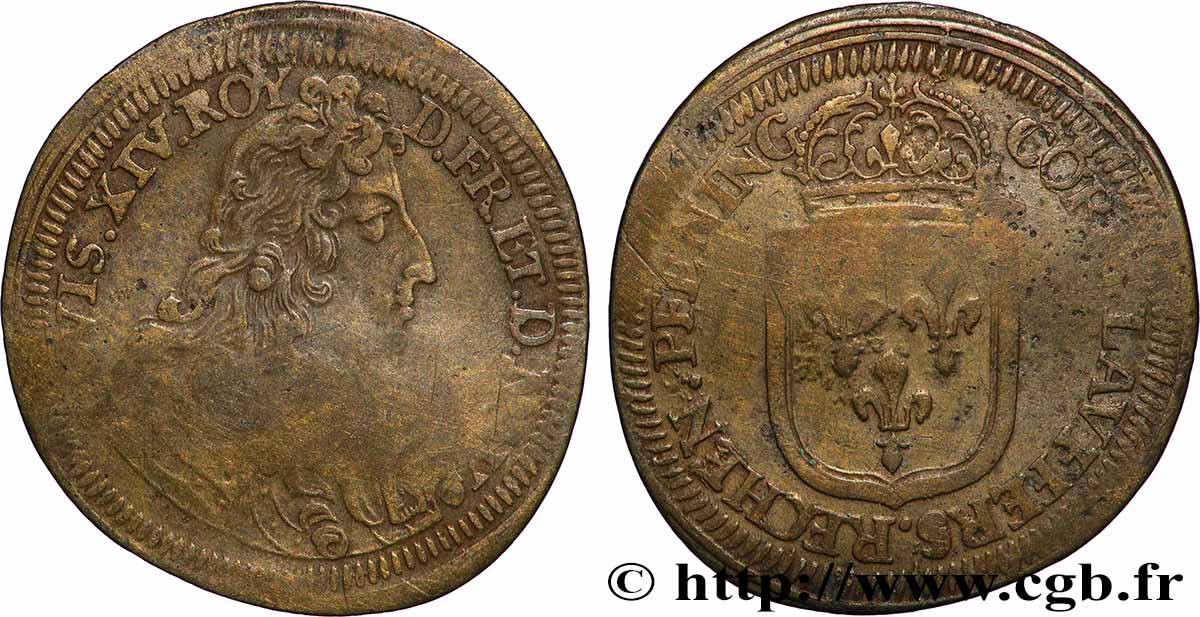 ROUYER - X.JETONS DE NUREMBERG Louis XIV MBC