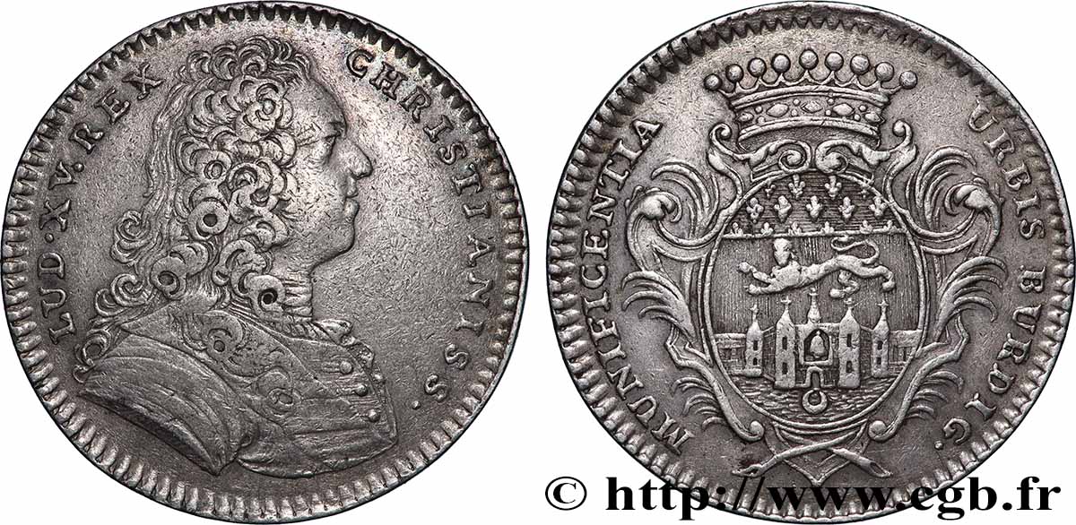 BORDEAUX (VILLE DE ) Récompense de la ville de Bordeaux, émission de 1738 TTB