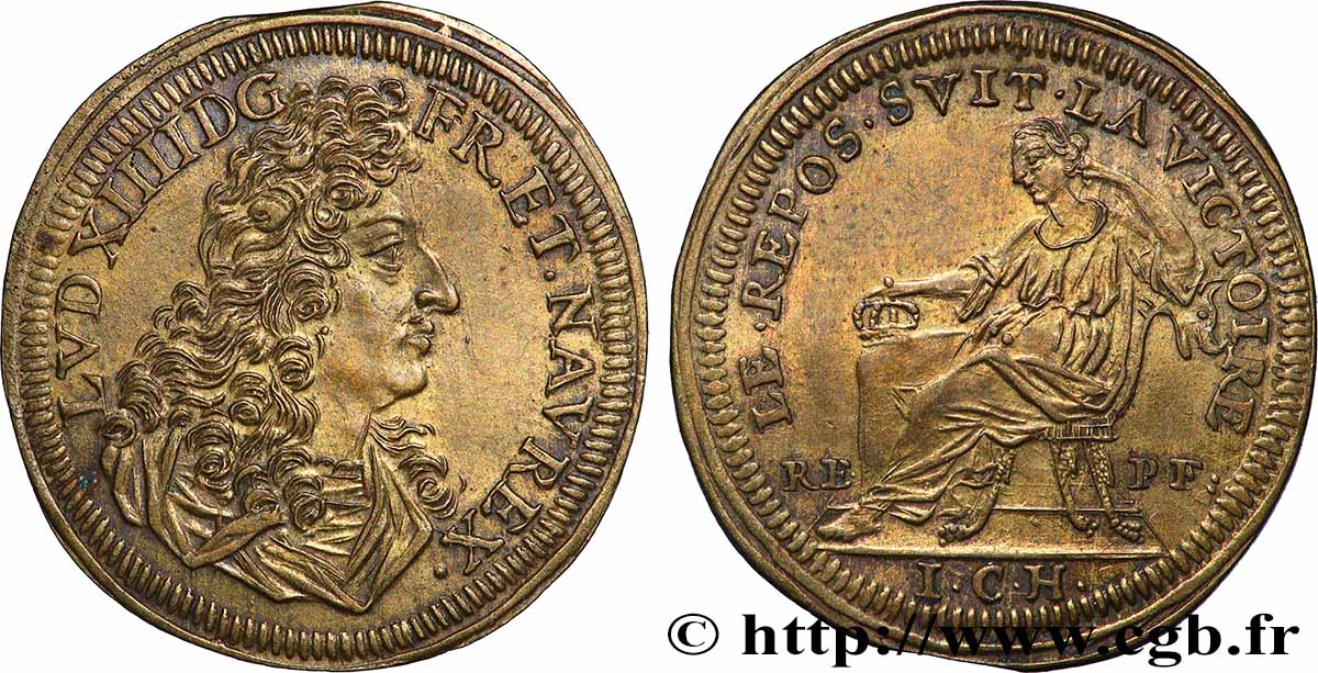 LOUIS XIV LE GRAND ou LE ROI SOLEIL Paix de Ratisbonne TTB