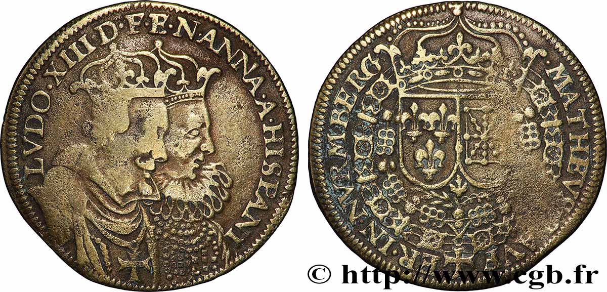 LOUIS XIII THE JUST MAN Mariage avec Anne d’Autriche VF/XF