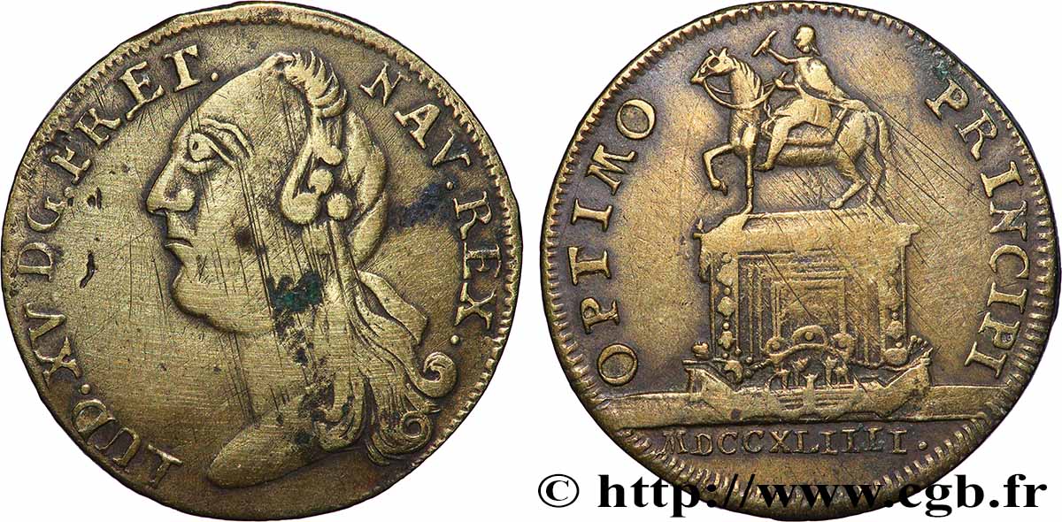 BORDEAUX Statue de Louis XV à Bordeaux XF