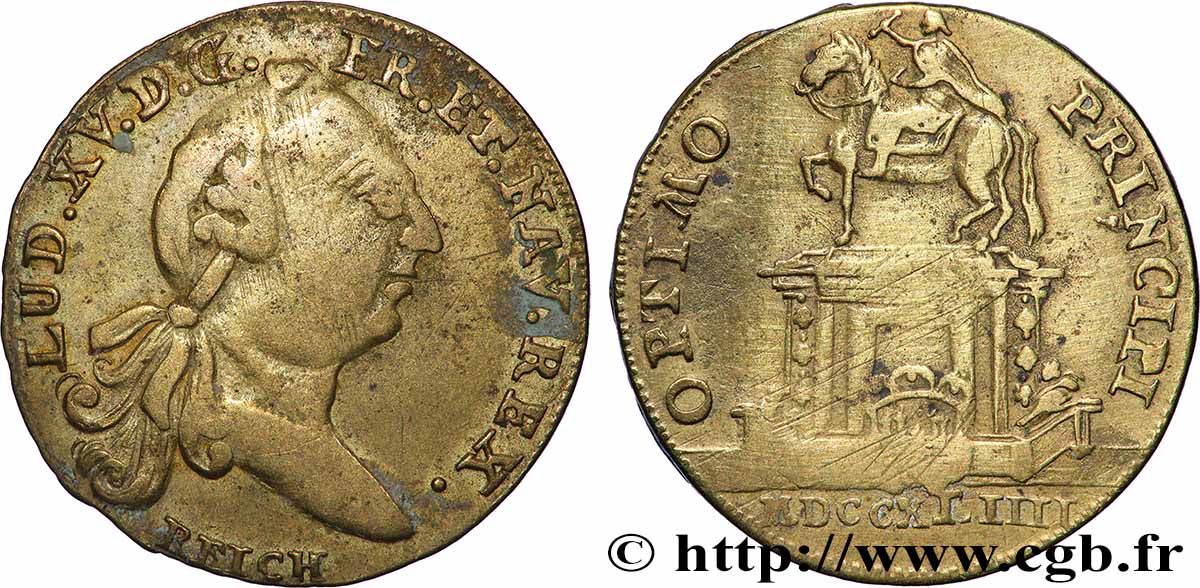 BORDEAUX (VILLE DE ) Statue de Louis XV à Bordeaux TTB