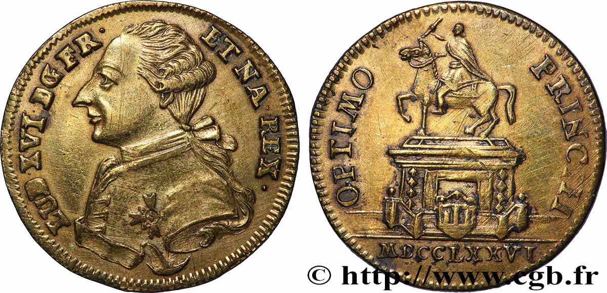 BORDEAUX (VILLE DE ) Statue de Louis XV à Bordeaux TTB