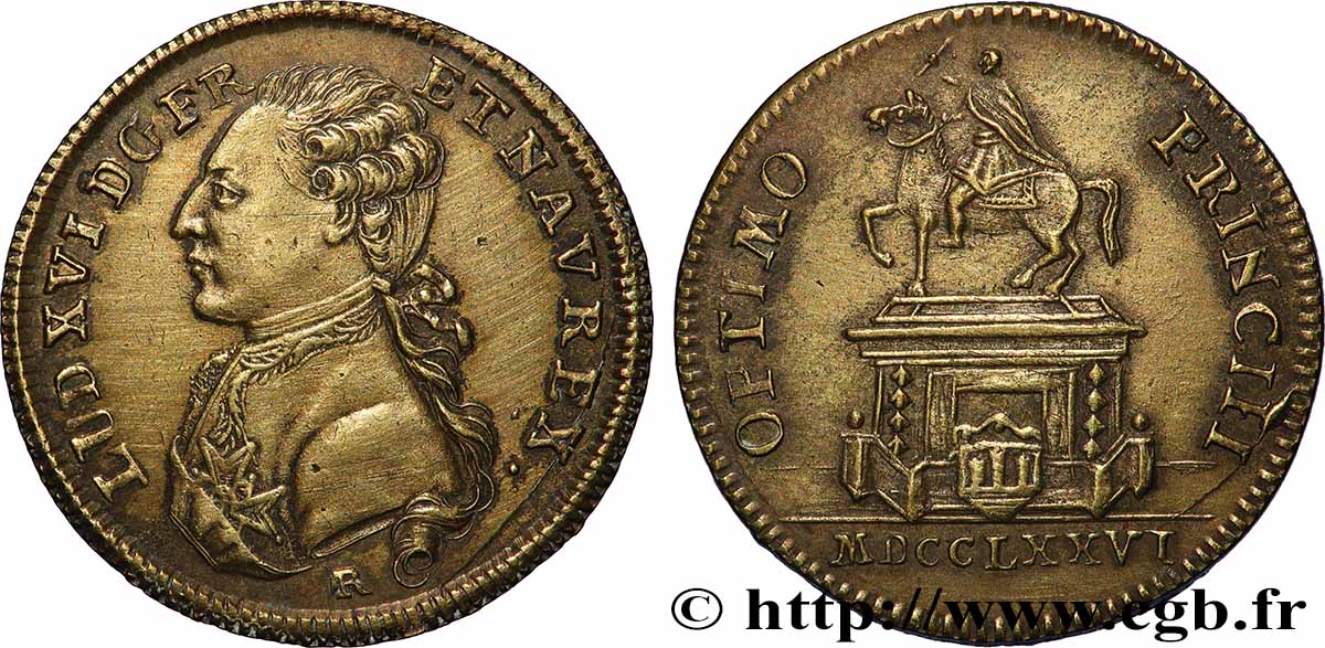 BORDEAUX (VILLE DE ) Statue de Louis XV à Bordeaux TTB