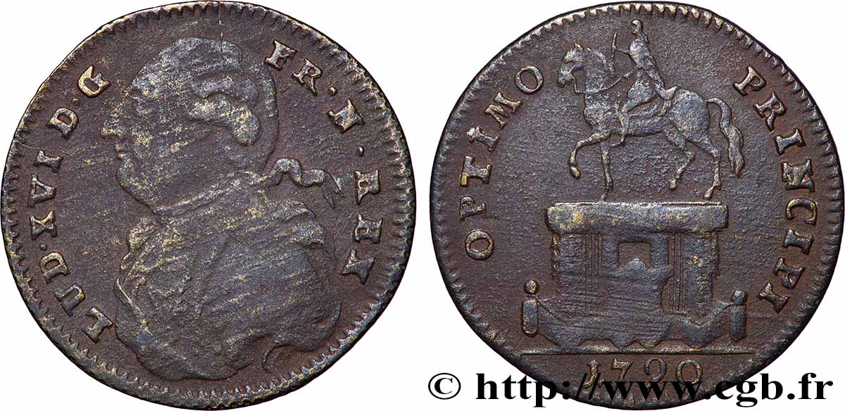 BORDEAUX (VILLE DE ) Statue de Louis XV à Bordeaux TB+