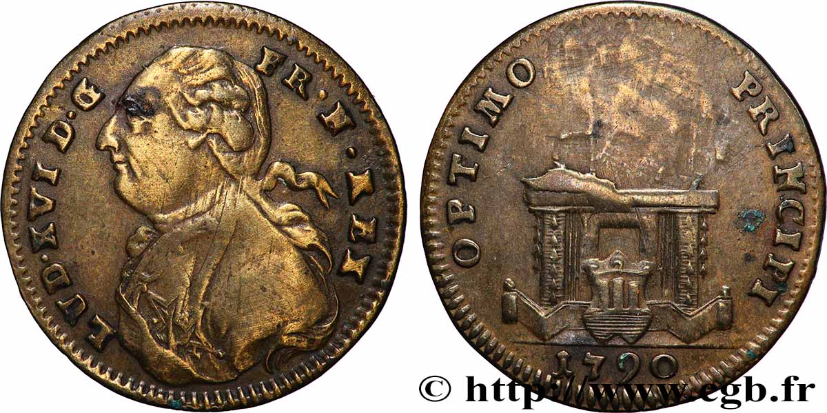 BORDEAUX (VILLE DE ) Statue de Louis XV à Bordeaux TTB/TB+