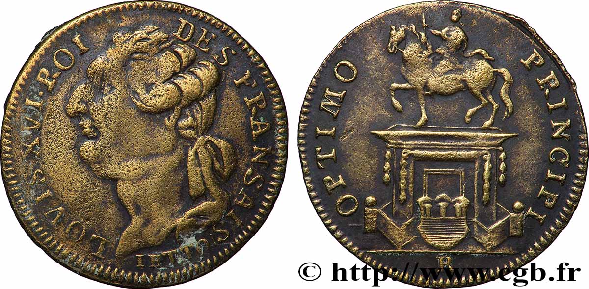 BORDEAUX Statue de Louis XV à Bordeaux VF