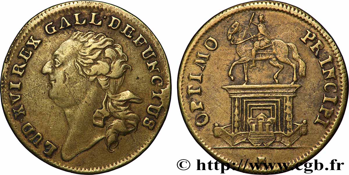 BORDEAUX (VILLE DE ) Statue de Louis XV à Bordeaux TTB