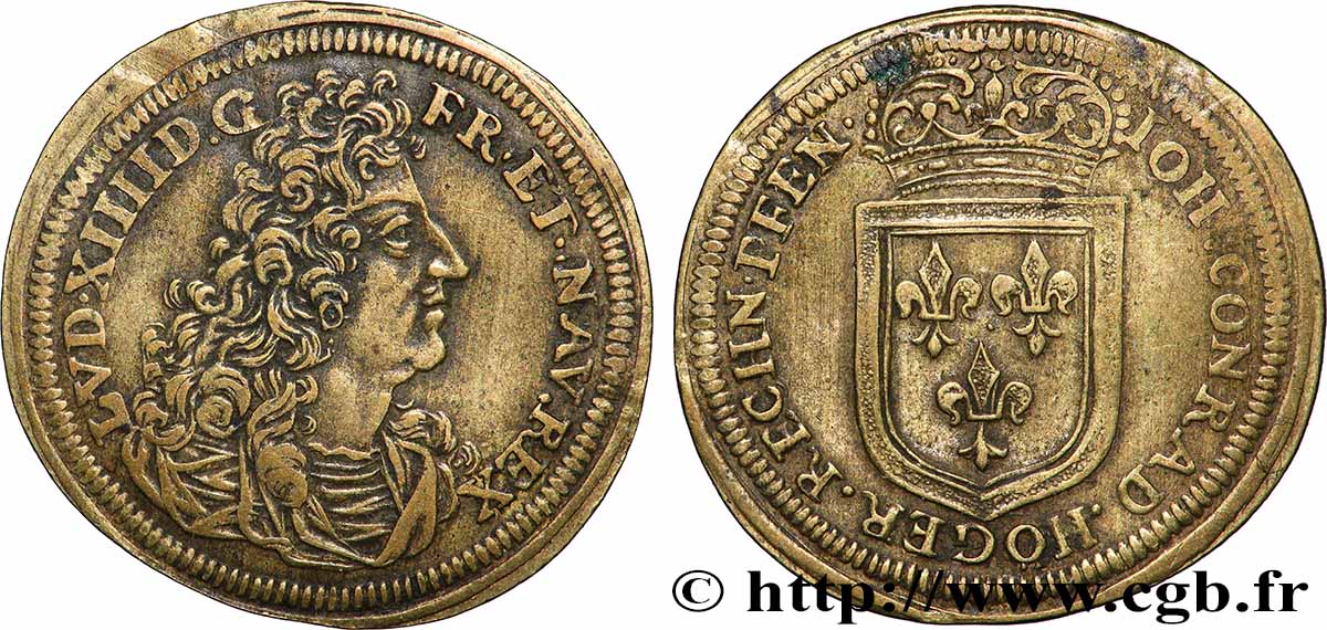 LOUIS XIV LE GRAND ou LE ROI SOLEIL Jean-Conrad Höger TTB