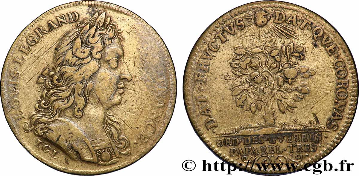 ORDINAIRE DES GUERRES Paparel Trésorier TB+