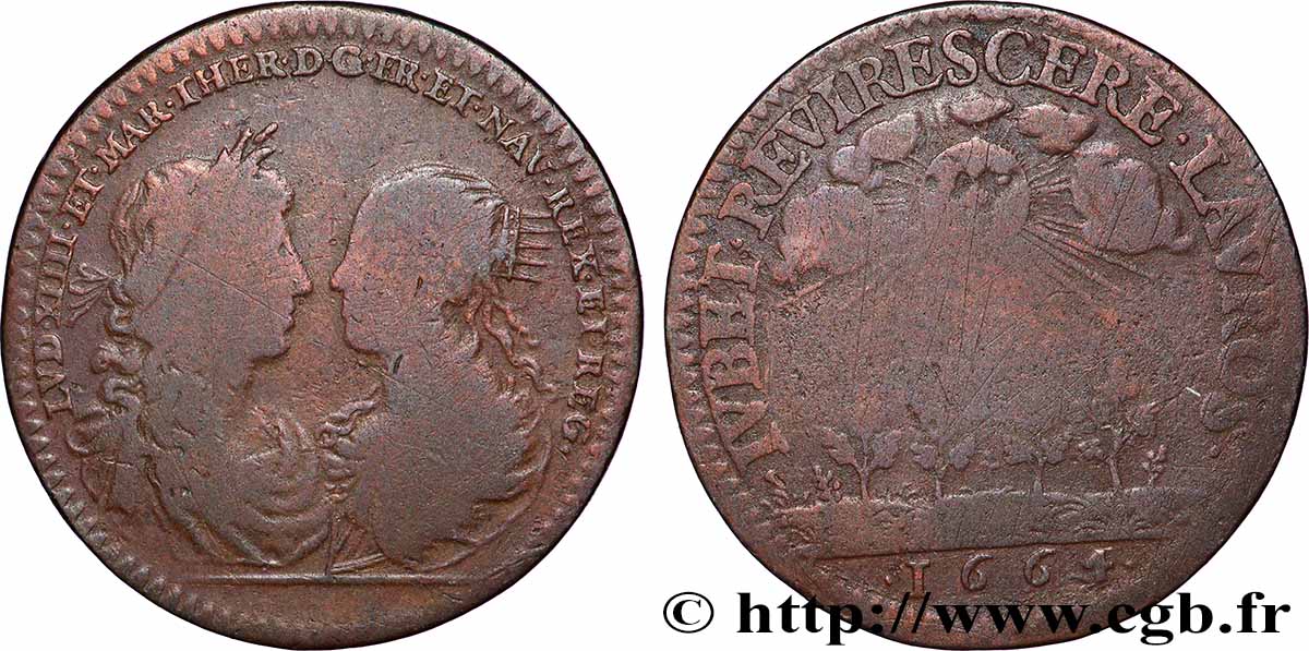 MARIE - THÉRÈSE D&nbsp;AUTRICHE Mariage du roi TB