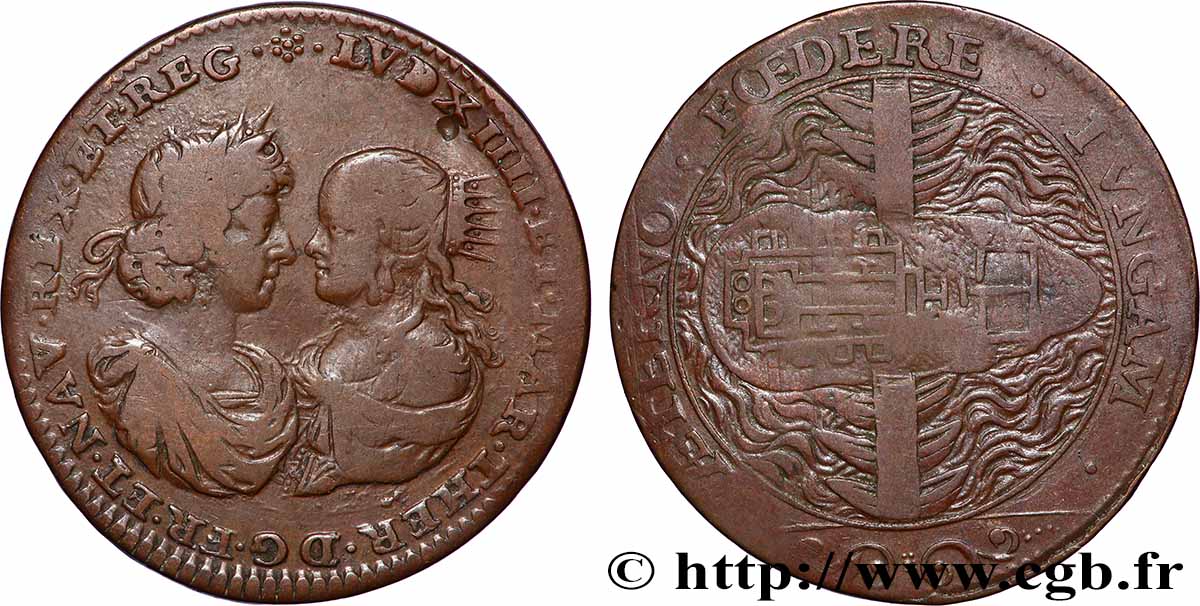 MARIE-THÉRÈSE D&nbsp;AUTRICHE mariage du roi BC