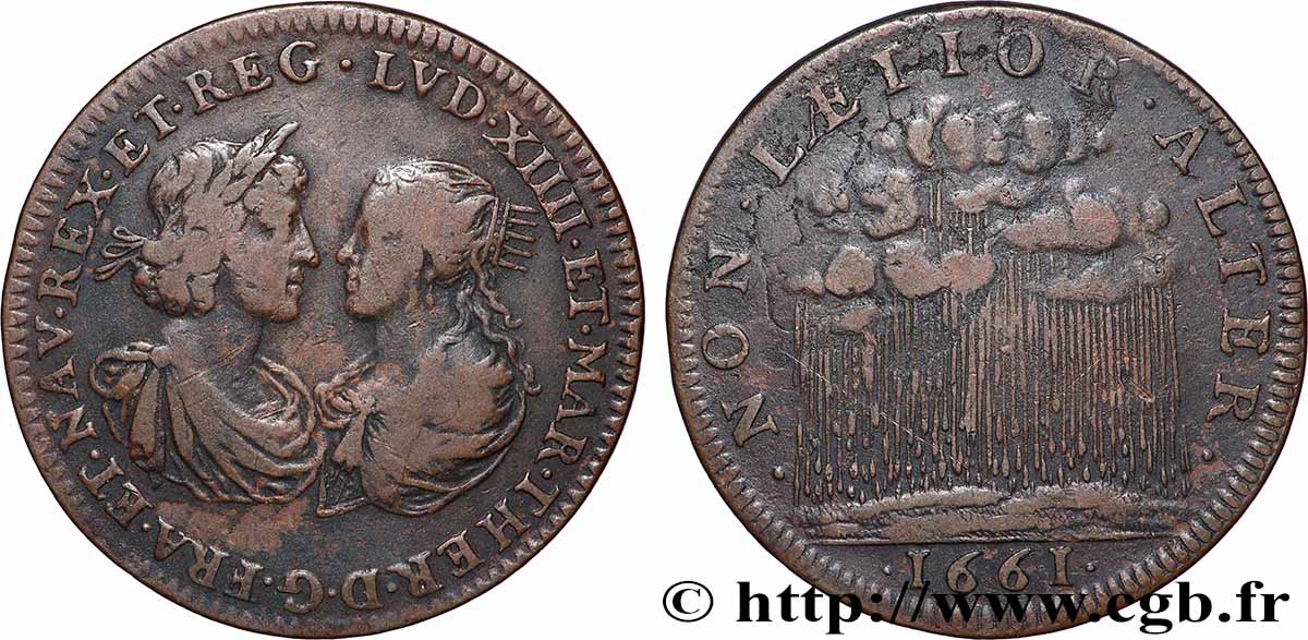 LOUIS XIV LE GRAND ou LE ROI SOLEIL Mariage du roi TB+