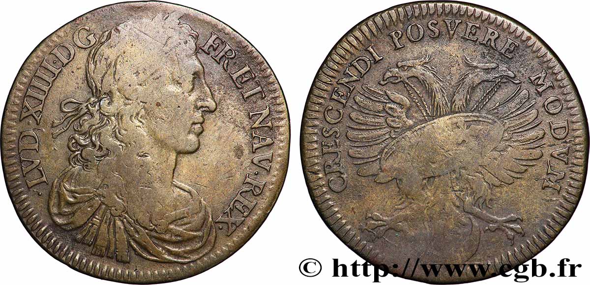 MARIE - THÉRÈSE D&nbsp;AUTRICHE LOUIS XIV  TB+