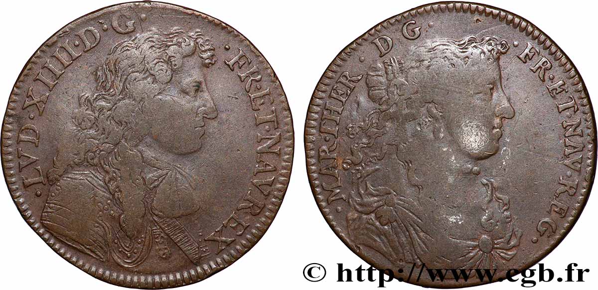 MARIE - THÉRÈSE D&nbsp;AUTRICHE Mariage de Louis XIV et Marie-Thérèse TB+