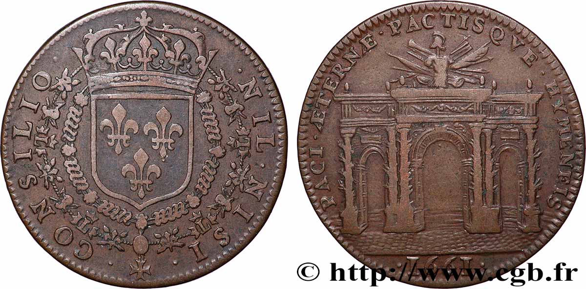 CONSEIL DU ROI Mariage du Roi  TTB