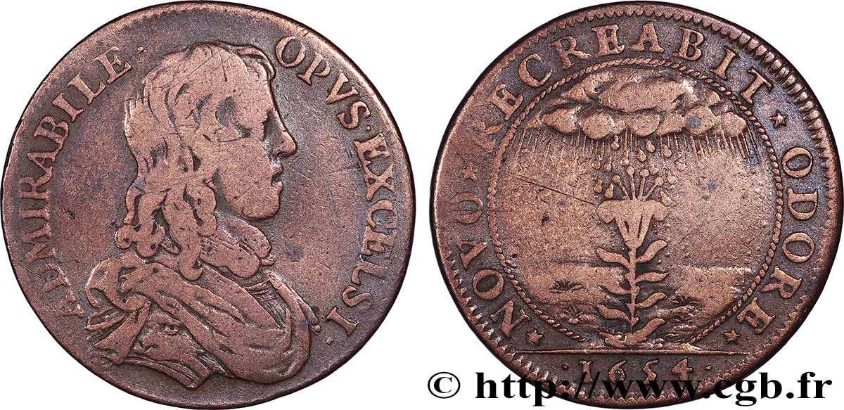 LOUIS XIV LE GRAND ou LE ROI SOLEIL Victoire du parti du Roi après la Fronde TB+