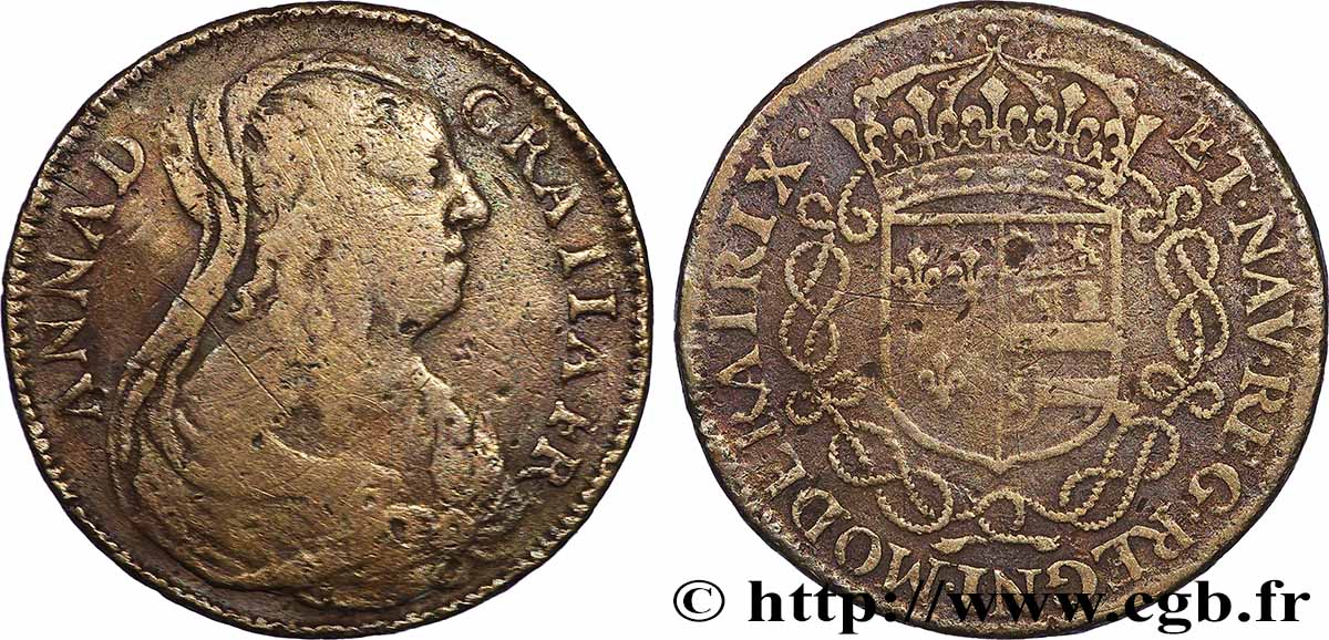 ANNE D&nbsp;AUTRICHE Le veuvage TB