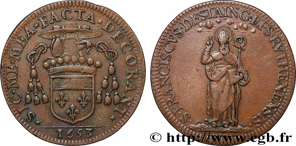 AUVERGNE - NOBLESSE Louis d’Estaing, évêque de Rodez fVZ