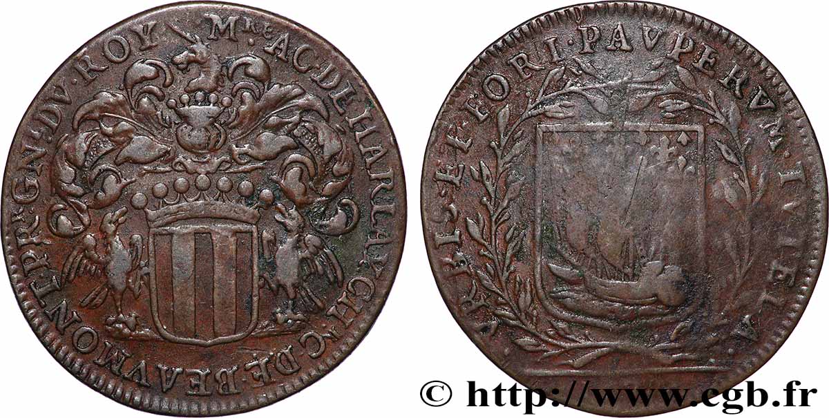 PARIS - ILE DE FRANCE Achille de HARLAY, Comte de BEAUMONT SS/fSS