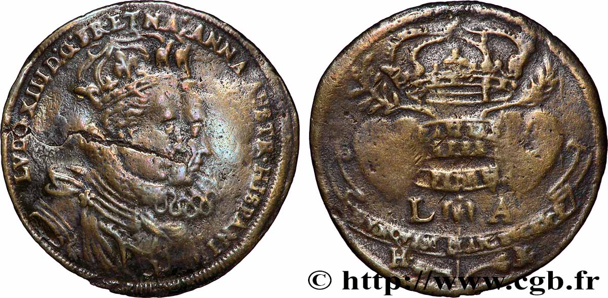 LUDWIG XIII DAS GERECHTE Mariage avec Anne d’Autriche SS