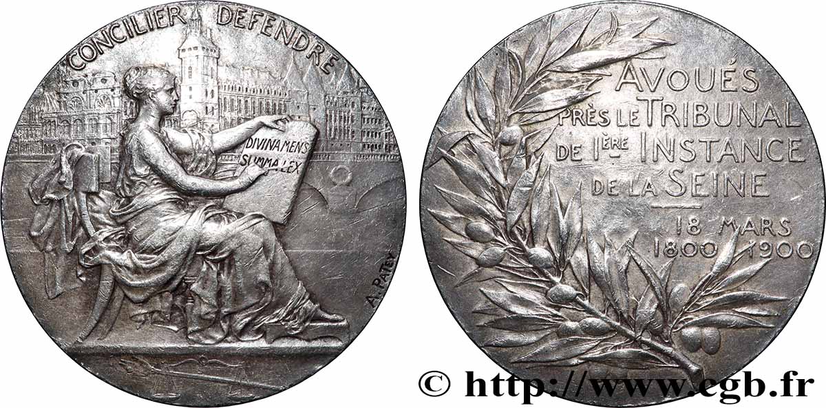 DROIT ET JURIDIQUE AVOUÉS PRES LE TRIBUNAL DE 1ere INSTANCE DE LA SEINE TTB