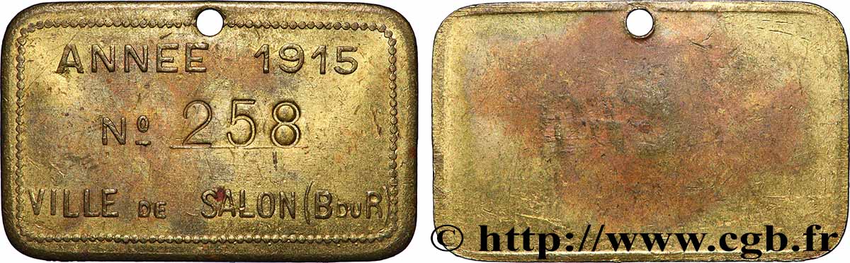 III REPUBLIC Ville de Salon XF