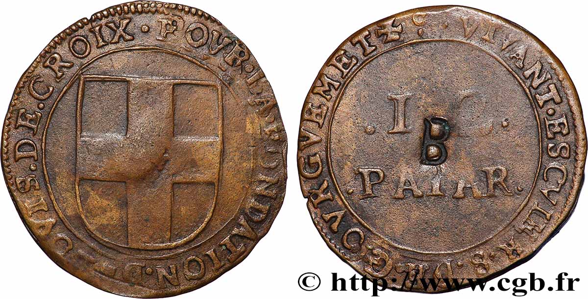 ARTOIS - NOBLESSE ET VILLES Herménégilde - Florent - Louis de Croix TTB+