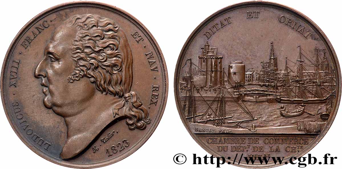 CHAMBERS OF COMMERCE Chambre de commerce de La Rochelle (Louis-XVIII) AU