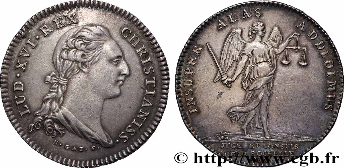 AUNIS AND LA ROCHELLE Juges et consuls de La Rochelle (Louis XVI) AU