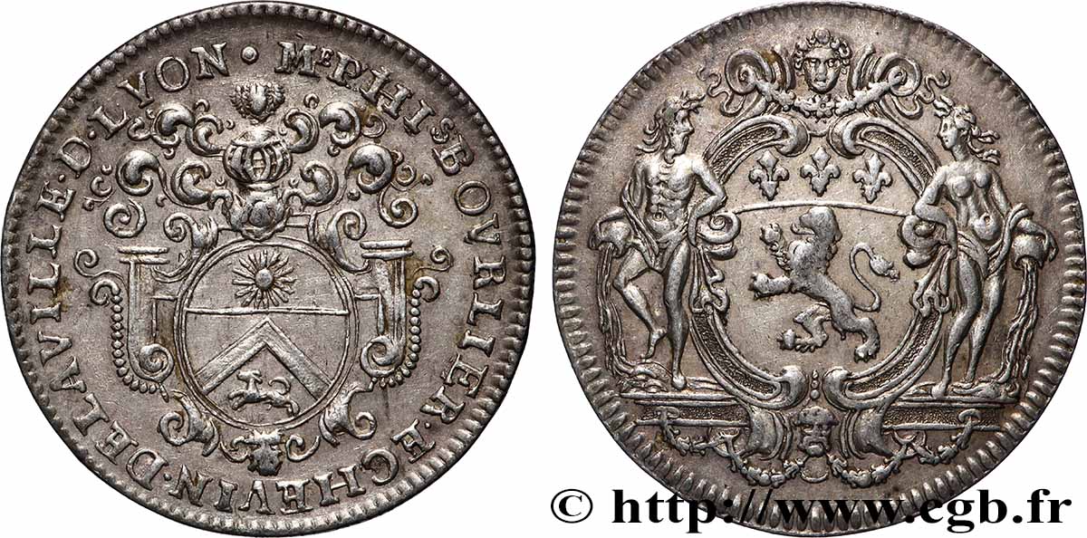 LYONNAIS - CONSULAT DE LYON Philippe Bourlier, échevin de Lyon TTB+