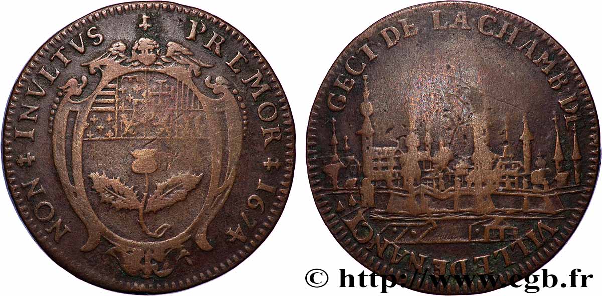 LORRAINE - DUCHÉ DE LORRAINE - CHARLES IV CHAMBRE DE VILLE DE NANCY q.BB