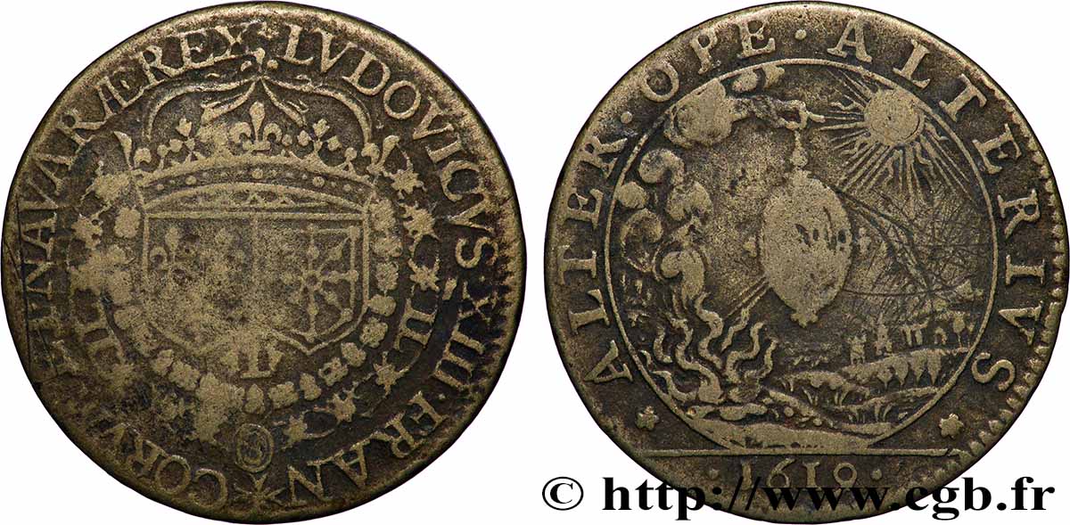 LOUIS XIII LE JUSTE  TB+