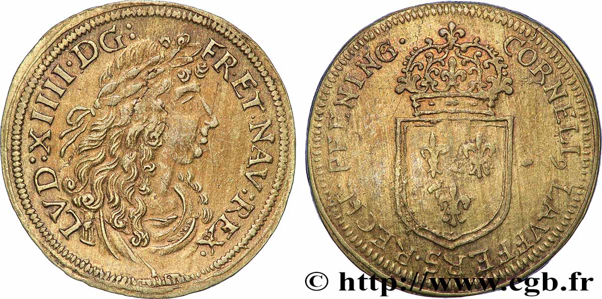 ROUYER - X. JETONS DE NUREMBERG Louis XIV TTB