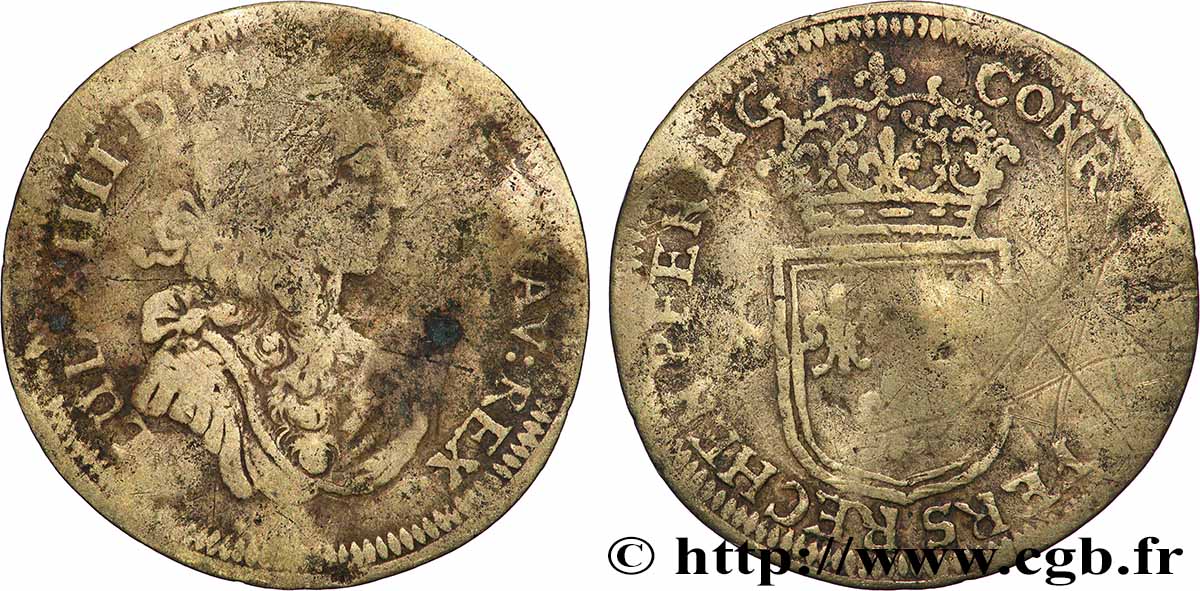 LOUIS XIV LE GRAND ou LE ROI SOLEIL Conrad Lauffer TB