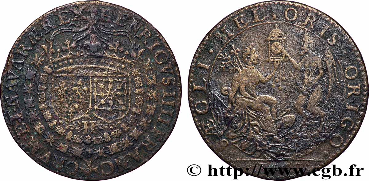 HENRY IV Jeton CU 27, l’espérance d’un siècle meilleur BC