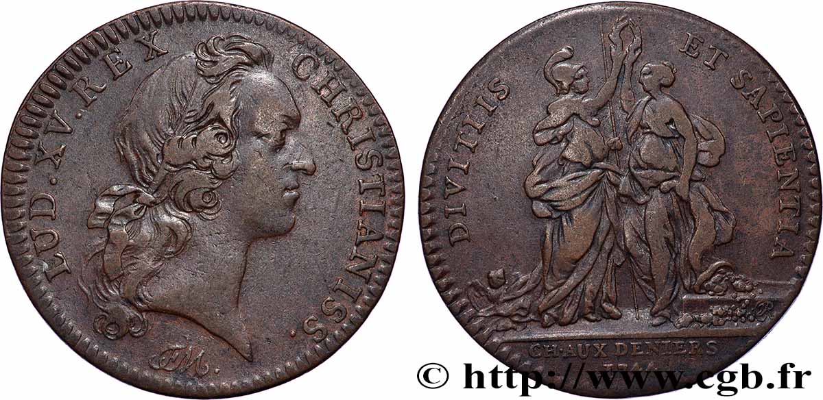 CHAMBRE AUX DENIERS Louis XV q.BB/BB