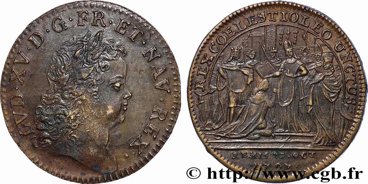 SACRE À REIMS Louis XV MBC+