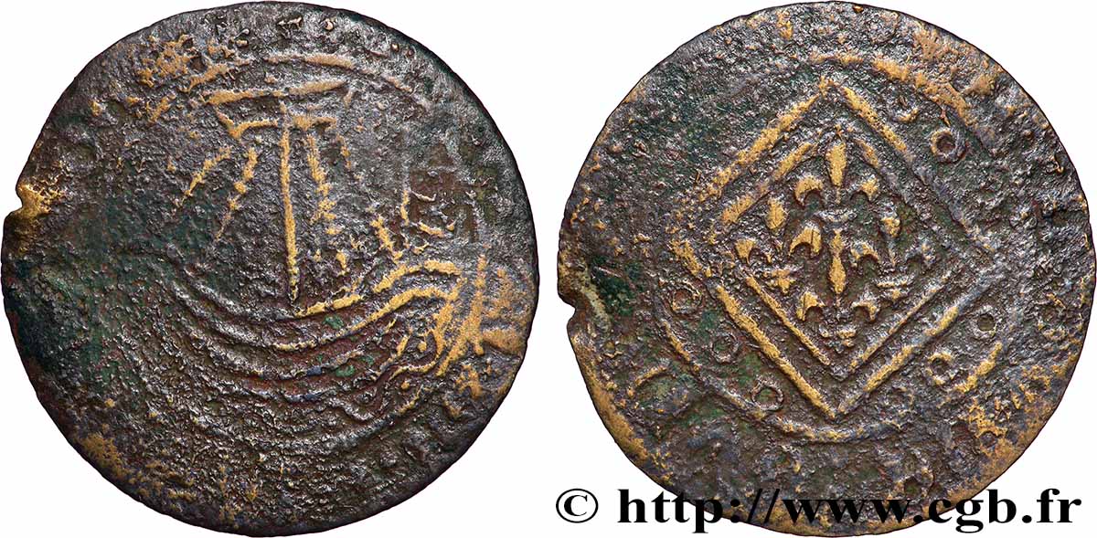 ROUYER - X. JETONS DE NUREMBERG Jeton de compte à la nef B+